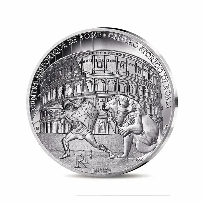 10 euros 2025 "UNESCO Le Colisée Centre Historique de Rome" BE. - Photo 1/1