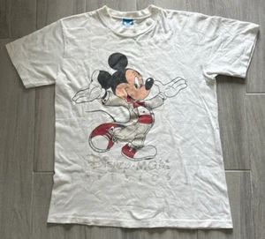 Vintage 90s Disney T-Shirt Men's Mickey Mouse MGM Studios Single Stitch Tee Sz S - Picture 1 of 6
