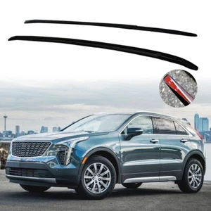 Roof Rack Rail Cover Fit for Cadillac XT4 2019-2023 2024 Silver Updated to Black - Picture 1 of 11