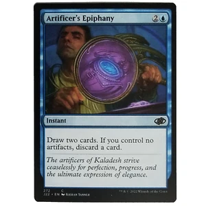 x1 Artificer's Epiphany J22 MTG M/NM Blu Comune Istantaneo TCG CCG - Foto 1 di 3