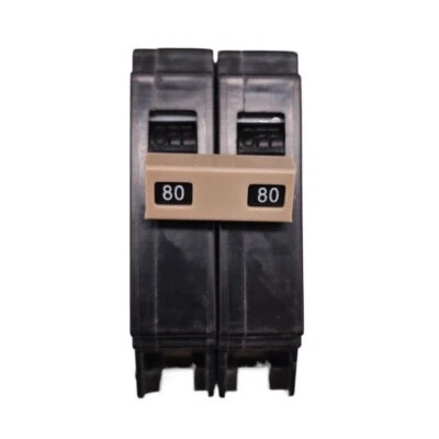 Repuesto para disyuntor de 2 polos Eaton Cutler-Hammer CH280 80A 120/240V Foto 1 de 4