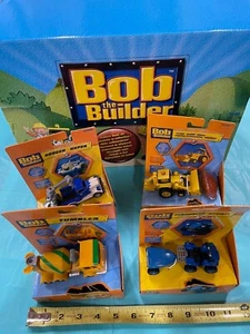 Bob the Builder Take Along Toy Lot of 4 - Dodger, Scoop, Scrambler & Tumbler New - Picture 1 of 3