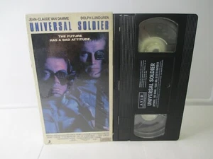 Universal Soldier VHS VCR Video TAPE Jean-Claude Van Damme Dolph Lundgren - Picture 1 of 9
