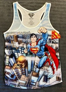 DC - Superman - Womens / Juniors Graphic Fashion Tank - Large & X-Large - New - Picture 1 of 1