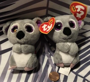 2 Stück Plüschtiere Stofftiere TEENIE TY BEANIE BOO'S MEL KOALA 14.01.2017 - Bild 1 von 7