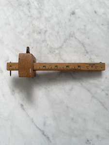 Vintage Stanley No. 65 Holz Markierungsschreiber/Einstecklehre Werkzeug USA Schatz - Bild 1 von 10