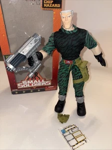 Figura de acción Small Soldiers Chip Hazard 1998 con accesorios y caja original abierta - Imagen 1 de 15