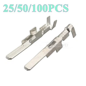 Automotriz 3mm Cableado Eléctrico Crimpado Macho Enchufe Pin Terminales Contacto Nuevo - Imagen 1 de 2