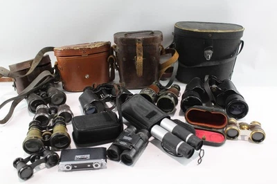 Assorted Vintage Binoculars of Various Brands and Magnifications Job Lot - Image 1 of 4