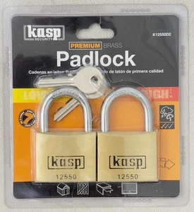 Candado de latón premium CK Tools Kasp paquete doble de 50 mm - K12550D2 - Imagen 1 de 4