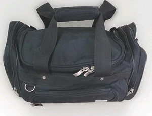 Calpak Stevyn Duffel Bag Black 19" TSA Carry On Nylon No Shoulder Strap Great - Picture 1 of 16