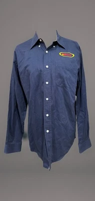 Honda Polaris Motorcycles Hattiesburg Cycles LS Button Down Dress Shirt Sz L - Image 1 of 4