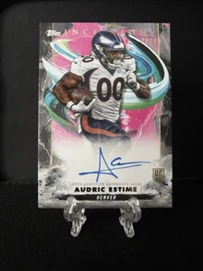 Audric Estime 2024 Topps Inception Magenta RC Autograph #14/99 Denver Broncos - Picture 1 of 2