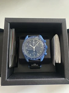 SWATCH BIOCERAMIC MOONSWATCH MISSION TO NEPTUNE SO33N100 CRONOGRAFO RARO NUOVO ! - Foto 1 di 16