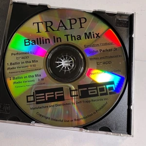 Trapp Ballin In Tha Mix CD Promo Single Disc Only Deff Trapp Records Rare 90s - Picture 1 of 1