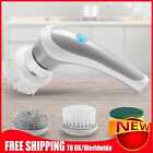 Multifunctional Electric Clean Brush 360 Degree Rotation for Home Kichen (Grey)