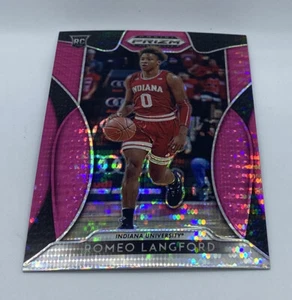 2019-20 Panini Prizm Draft Picks Pink Shimmer Romeo Langford #16 - Picture 1 of 2