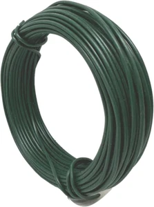 50FT Garden Wire Heavy Duty Green Coated Plant Twist Tie Garden Training Wire - Picture 1 of 1