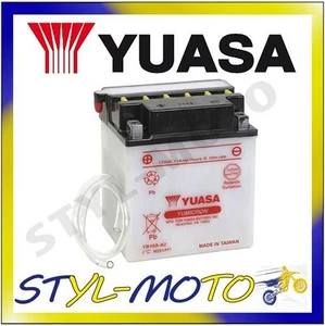 YB10L-BP BATTERIA ORIGINALE YUASA AD ACIDO VESPA GT 200L GRANTURISMO 2006 - Foto 1 di 1