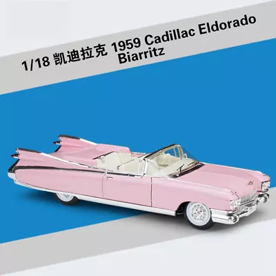 1:18 Scale 1959 Cadillac Eldorado Biarritz Car Model Toys Ornament GIFT IDEA - Image 1 of 4