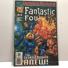 1998 Marvel Heroes Return Fantastic Four #1 Comic Book