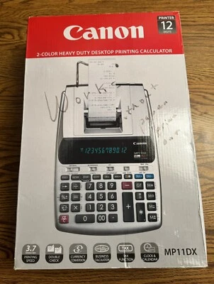 Canon Printing Calculator MP11DX Excellent Conditions - Image 1 of 4