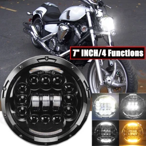 Bombilla de conducción alta/baja con faro LED de 7" para motocicleta Yamaha Stryker XVS1300 - Imagen 1 de 12