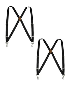 Buyless Fashion Trucker 2 Pack Suspender Men 48" Adjustable Strap Utility Braces - Picture 1 of 49