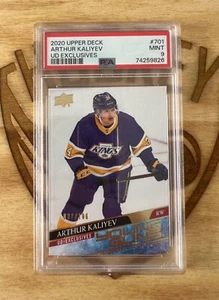 2020-21 UD Extended ARTHUR KALIYEV Young Guns EXCLUSIVES 37/100 PSA 9 - Picture 1 of 2