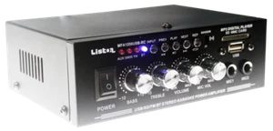 LISTEN12 HIFI-RECEIVER MFA1250USB-RC USB BT FM Fernbedienung 2 x 25 Watt - Bild 1 von 8