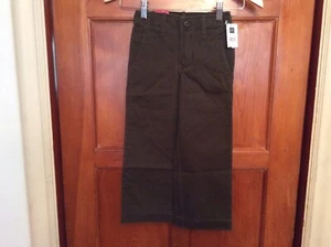 Pantalone Gap TG 4 ragazzo vita superlastica marrone piatto davanti nuovo con etichette - Foto 1 di 4