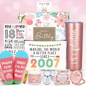 18Th Birthday Gifts for Girls 18 Year Old Girl Unique Gift Decorations Presents - Picture 1 of 1