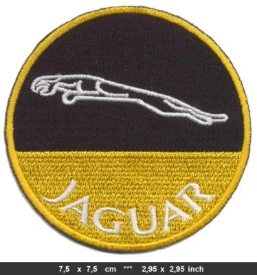 ROYAL GARMENT JAGUAR Aufnäher Aufbügler Patches Auto cars Sportwagen England JG01 BLITZVERSAND