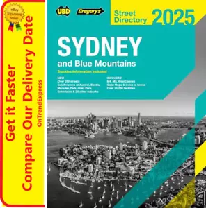 Sydney & Blue Mountains Street Directory 2025 61st UBD Gregory's incl Truckies - Bild 1 von 5