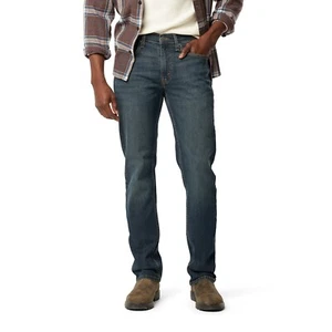 Pantalones de mezclilla Levi Strauss Signature para hombre y calce recto grandes y altos, talla 42x30 - Imagen 1 de 4