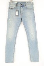 DIESEL Thommer 087AX W27/L32 Men Jeans Ripped Wash Slim Skinny Blue Stretch Boys