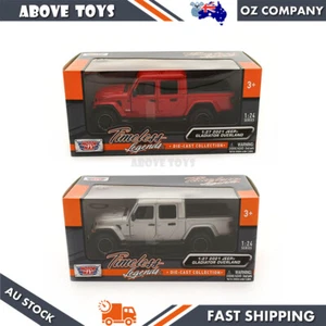 Motormax 1:27 2021 Jeep Gladiator Overland Diecast Model Truck 2 Colors Options - Picture 1 of 8