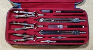 Vintage Germany Tacro 2231 Drafting Tool Set in Case all original - Picture 1 of 4