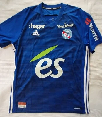 Maillot RC Strasbourg Adidas 2018/2019 Home #29 Da Costa Footbal Tg. L - Photo 1/4