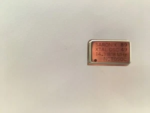    CRYSTAL OSCILLATORS FULL SIZE NCT050C-14.31818 MHz SARONIX - Picture 1 of 4