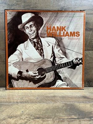The Hank Williams Treasury 4 LP Box Set MGM Records – DS 814 lp 1976 - Image 1 of 4