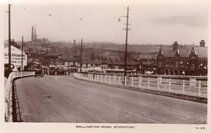 Stockport Wellington Road unused RP old PC Jas. & L Thorley Good - Picture 1 of 1