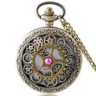 Steampunk Gear Watch Antique style Necklace & Chain #PW07