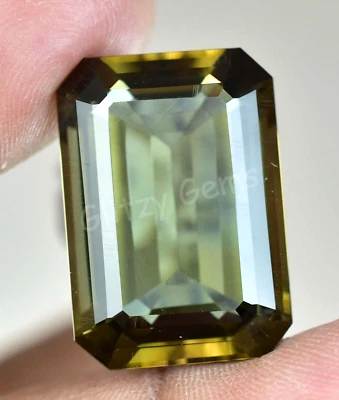 Extrem Selten Natürlich Hiddenit Kunzit 30.35 CT Smaragd Zertifiziert Lose Gem - Bild 1 von 4