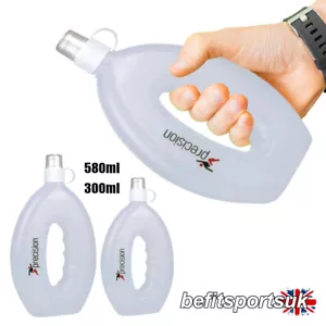 HAND-HELD RUNNING WATER BOTTLE GRIP JOGGING FOOTBALL SPORTS GYM DRINKS SMALL - Picture 1 of 3