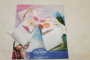 Disney Frozen Grograin Bow Anna & Elsa 1 inch - Picture 1 of 2