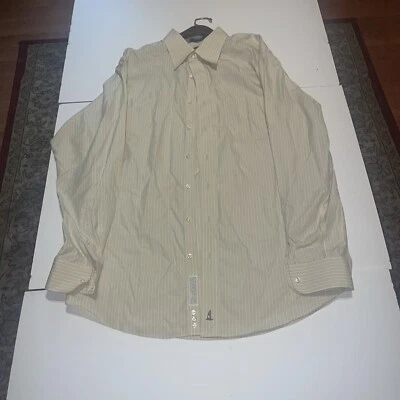 Nordstrom Rack Men Long Sleeve Button Up Dress Shirt 16.5 34/35 Traditional Fit - Image 1 of 2