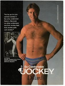 1991 Print Ad Jim Palmer Jockey Underwear Dillard'sSo Comfortable 8.5"x11 - Picture 1 of 1