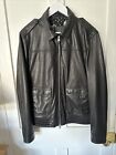 AllSaints leather jacket mens ‘Mack’