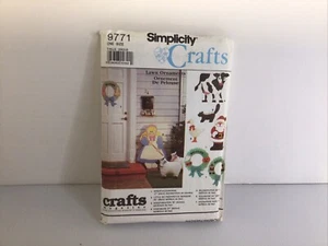 Simplicity 9771 Lawn Seasonal Ornaments,(7), NEW Wood Craft Pattern - Imagen 1 de 13